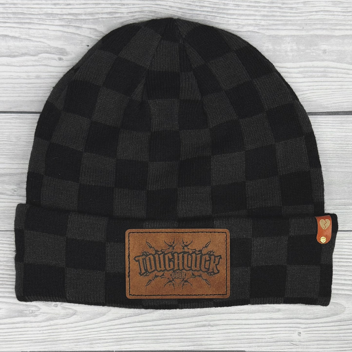 Checkered Beanie Hat
