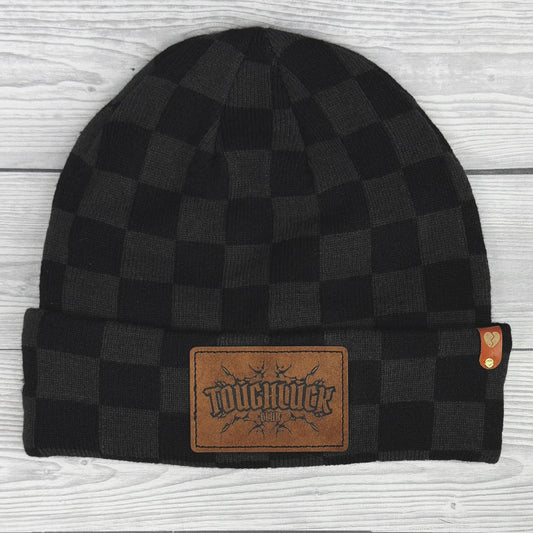 Checkered Beanie Hat